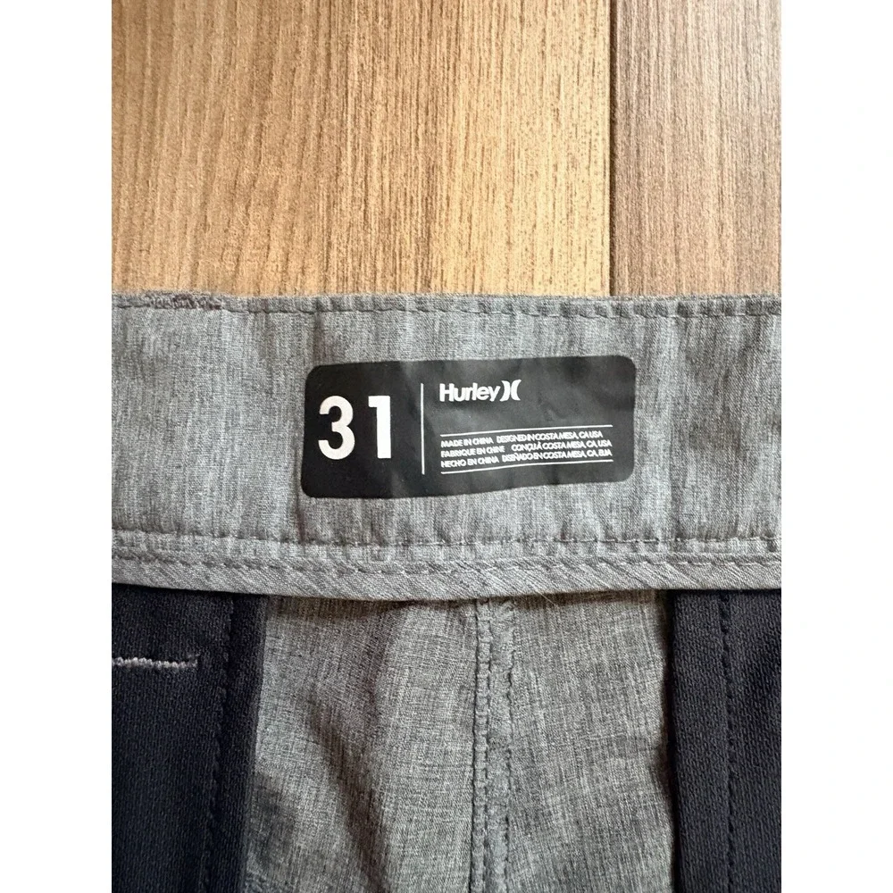 Hurley Phantom Performance Shorts Men's 31 Gray Golf‎ 9